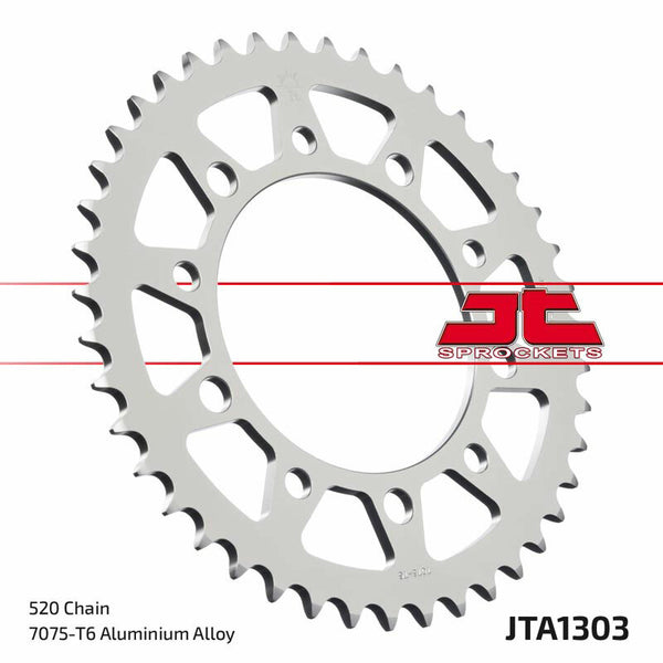 JT Sprock's Aluminum Ultra -Light Rear Sprock 1303 - 520 JTA1303.43BLK