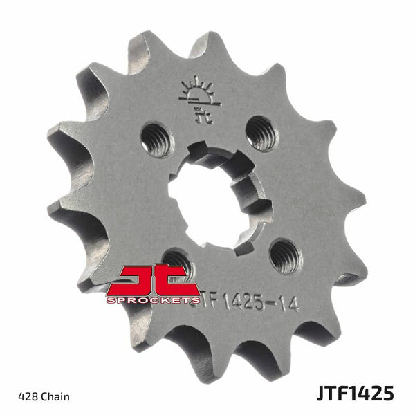 JT Sprock's Front Sprock 13 Teeth Steel Standard 428 Pitch Type 1425 JTF1425.13