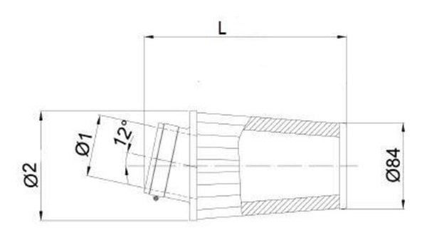 Filtro de ar BMC cônico Ø65mm-fbbsa65-128 FBSA65-128