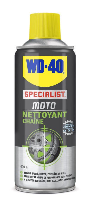 Limpador de corrente WD -40 Specialist® Motorbike - Spray 400ml 33798