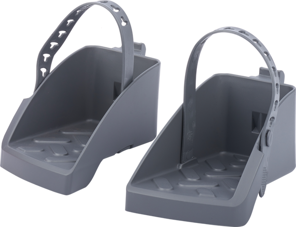 Police Port Footrests + Straps Silver Boodie 8634400006