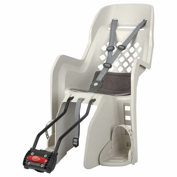 Policeport Joy FF 29 "Rear Child Bike Seat Frame Mounting - Cream/Dark Gray 8406500005