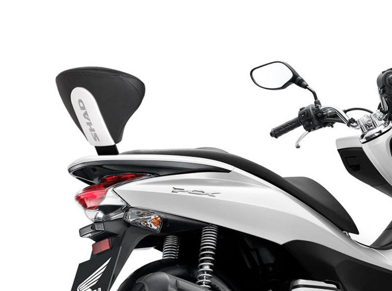 Shad backrest system ajustando honda pcx h0pc10rv