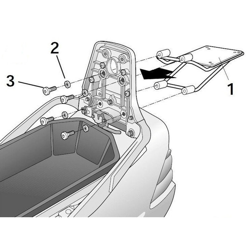 Conjunto de encaixe master shad top - Suzuki S0S21T