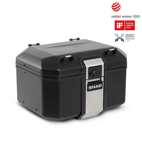 Shad TR48 Top Case - Black Aluminum 48L (D0TR48100B)