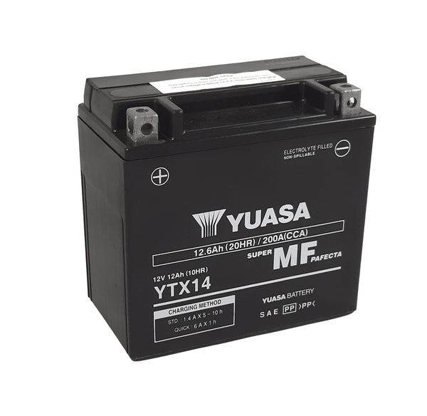 Yuasa Manutenção -Bateria de Factory livre -YTX14 -FA