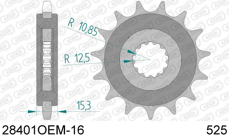 Afam Aço Ruído - Sproet Front 28401 - 525