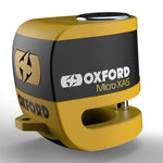 Oxford Micro Xa5 Alarme Disc Lock - Amarelo e Black Lk213