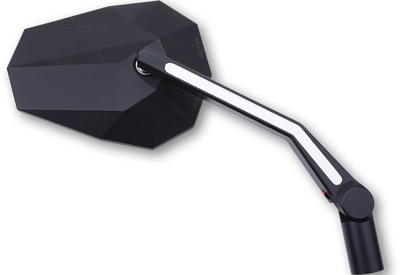 Espelho Stealth-X3 Highsider com luz de posição LED (PAR) 301-452