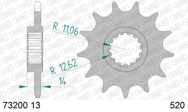 AFAM STEIL STACH Sprock 73200-520