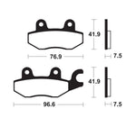 Tecnium Sintered Metal Brake Pads - MF455 1111148