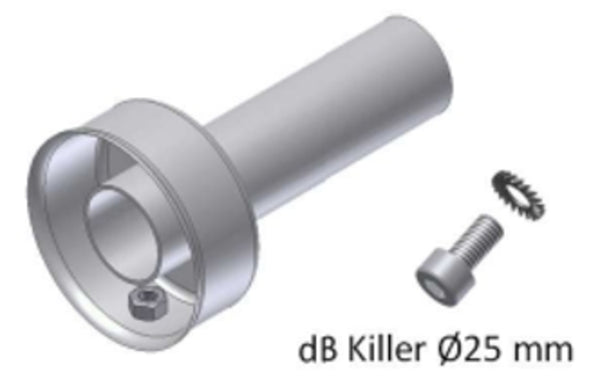 MIVV DB Killer para o silenciador Gp Pro Ø25 mm 50.sc.dk.122.0