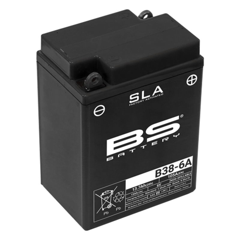 BS Battery SLA Manutenção de bateria Factory Factory ativado - B38-6A