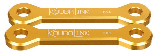 Kit de abaixamento de koubalink (25,4 mm) ouro - kawasaki kx125 / 250 kx1