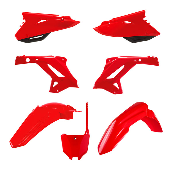 Police Port MX Restyling Plastic Kit Red - Honda CR125 / 250 91309