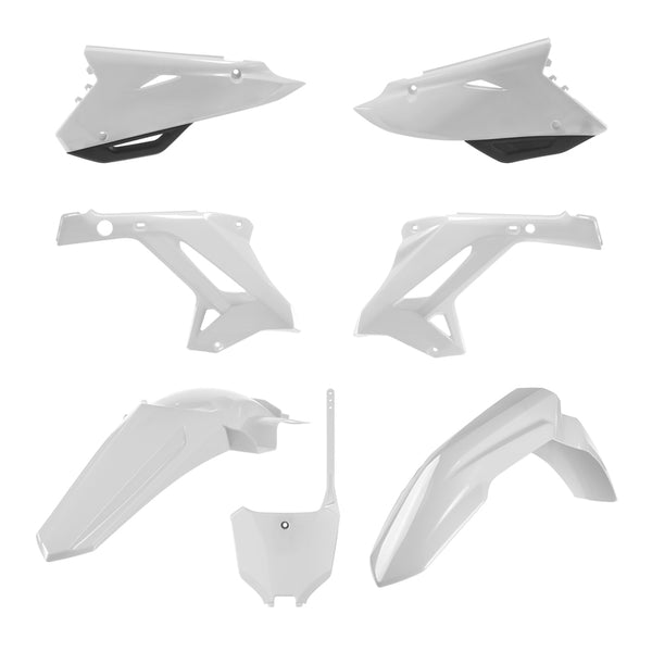 Police Port MX Restyling Plastic Kit White - Honda CR125 / 250 91310