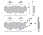 Tecnium Professional Racing Sinterned Metal Brake Pachots - MSR455 1116535