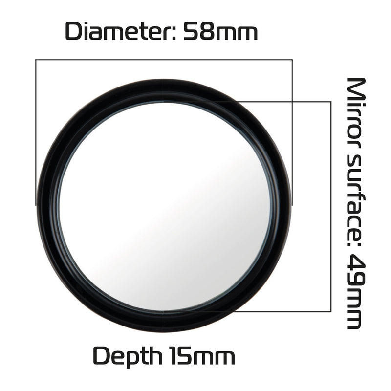 Espelhos de Oxford Blind Spot - pacote de 2 ox757