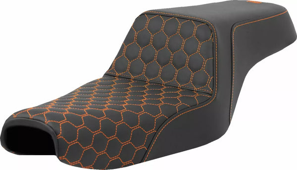 Saddlemen Seat Step Up HC Orange Stitch 807-11-17703