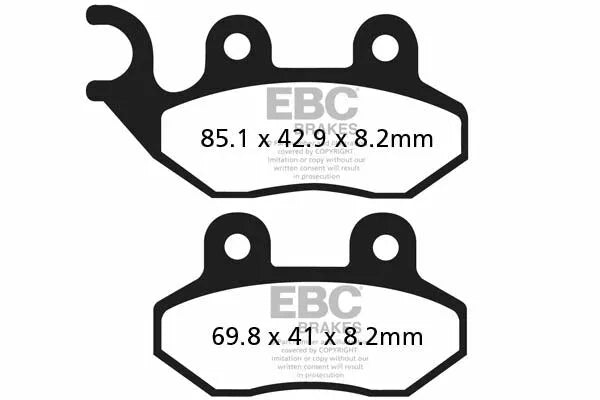 EBC Brake Pad Sinterned HH FA264HH