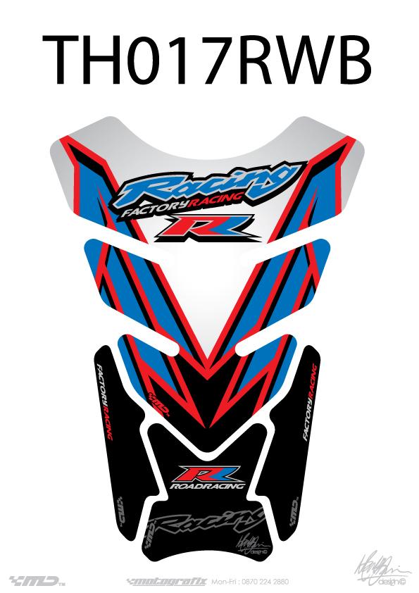 Proteção do tanque Quadra-Universal Red/White