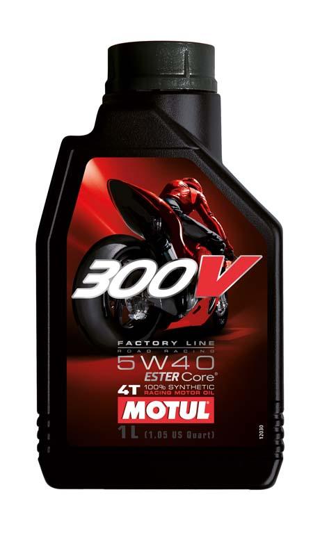 Motul 300V 4T Linha de fábrica 5W-40 1 L (12pcs/papelão)