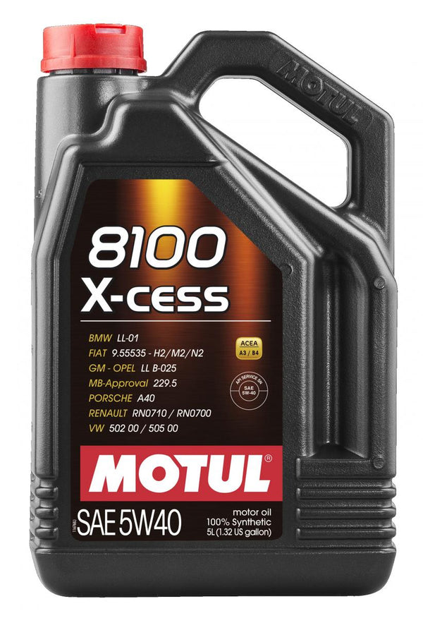 Motul 8100 X-CESS 5W40 5L (4 PCS/FACTERD)