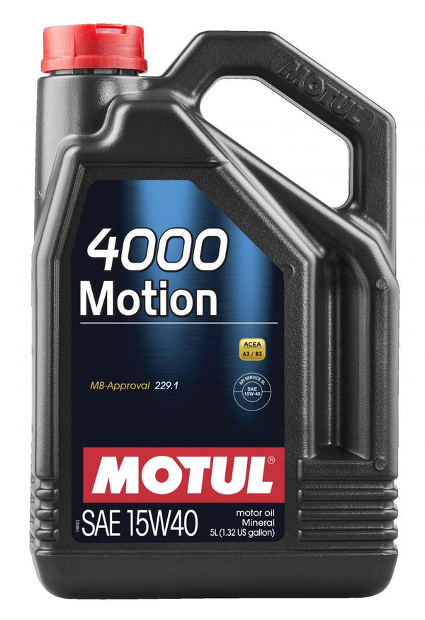 Motul 4000 Motion 15W40 5L (4 PCs/papelão)