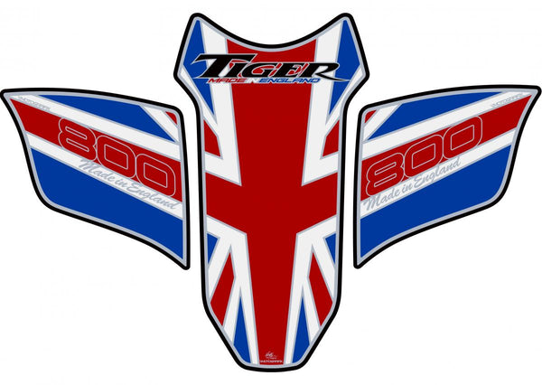 Proteção ao tanque 2010-16 Tiger 800 Union Jack