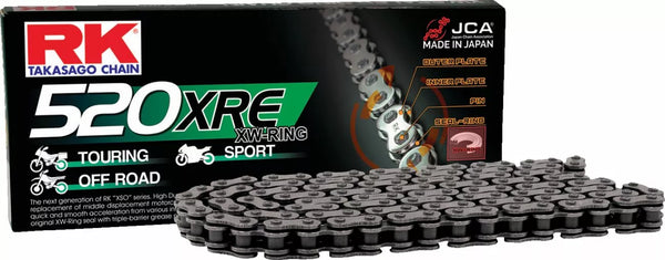 RK Chain RK520XRE 124R 520XRE-124 CLF