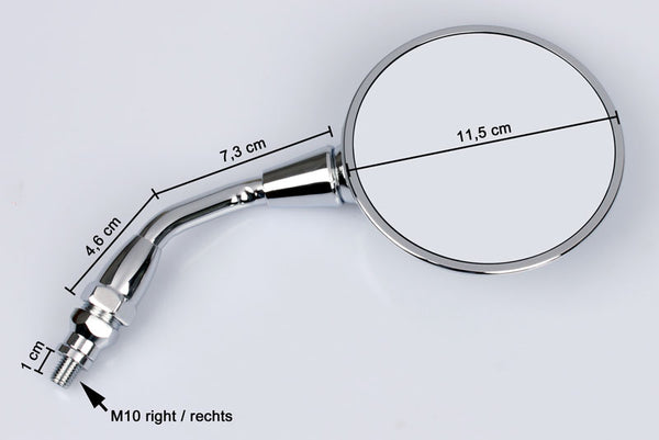 EMGO Mirror Chrome direita EC STEM 20-25131