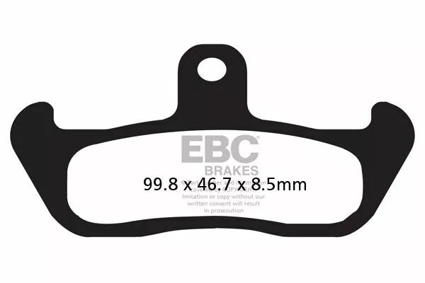 EBC BRAKE PAD FA looks organic FA134
