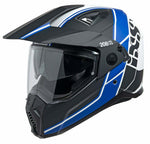 IXS Adventure MC Helmet 208 2.0 preto /branco /azul