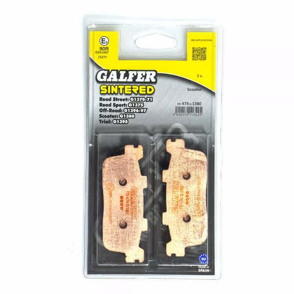 Galfer Brake Pad Sinterned Scooter FD474G1380