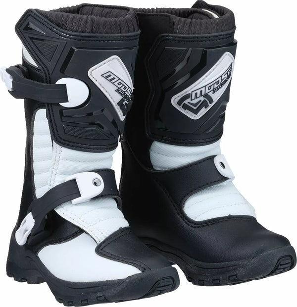 Moose Offroad crianças cruzam botas S18C M1.3 Branco /Preto