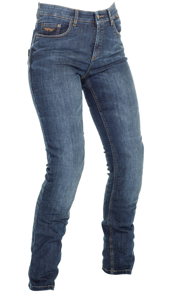 Richa Lady Kevlar Mc-Jeans Nora lavada azul