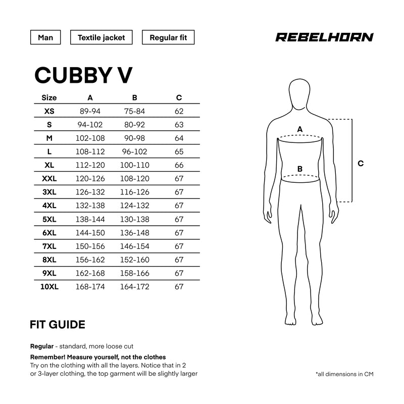 Rebelhorn Têxtil MC Cubby v cinza /gripe