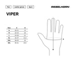 Rebelhorn Mc luvas Viper Black