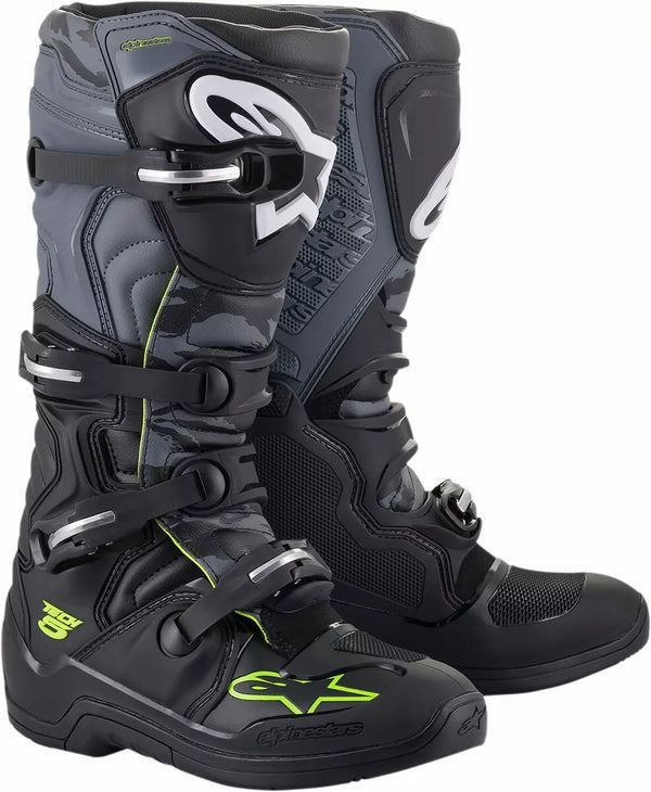 Alpinestars (MX) BOOT TECH5 BK/GY/YL FL 11 2015015-1055-11