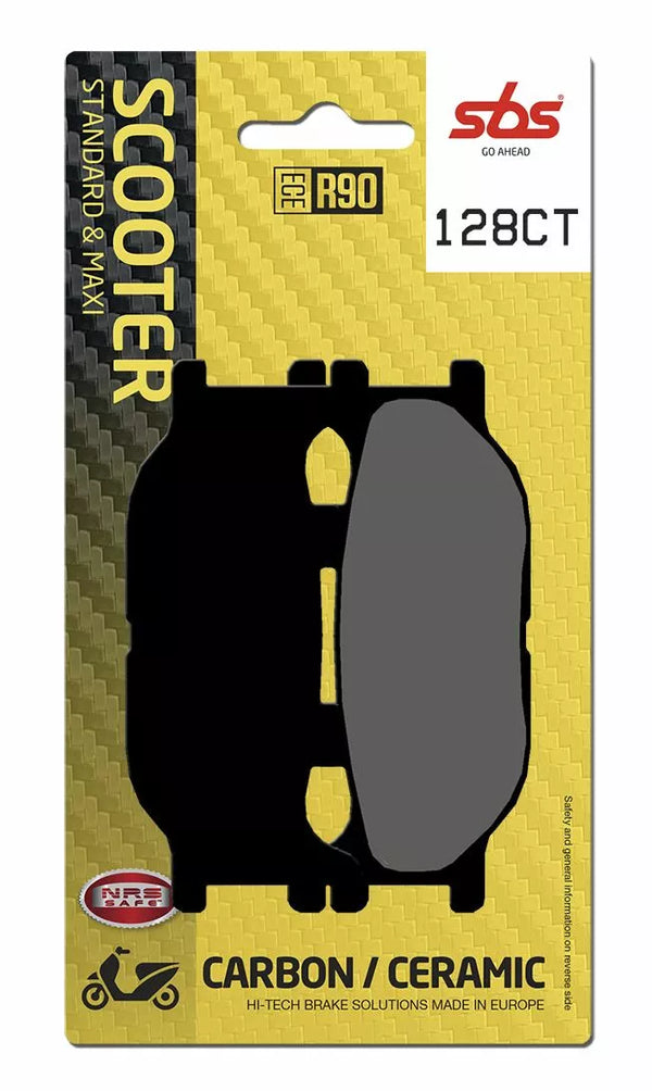SBS Brake Pad Car/Cer Scoot 128Ct
