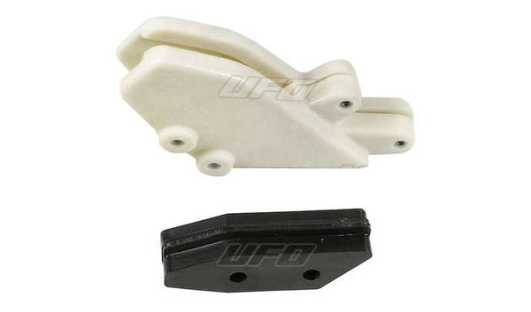 Guia da corrente OVNI + kit deslizante translúcido Kawasaki KX125/250 NULL