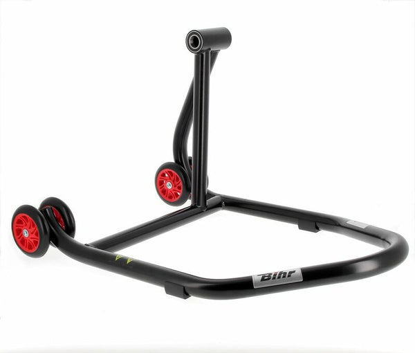 Bihr Home Track Right Single Arm Paddock Stand Matt Black Red Wheelsnull