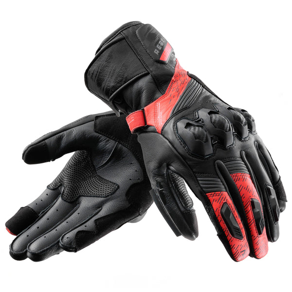 Rebelhorn Mc luvas Viper Black /Red