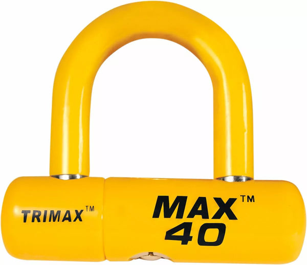 Trimax Lock-Disc-bloqueio U amarelo max40il