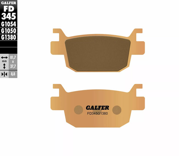 Galfer Brake Pad Sinterned Scooter FD345G1380