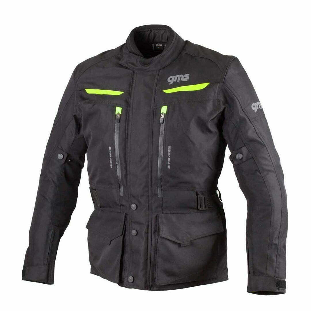 GMS Têxtil MC Jacket Gear preto /gripe