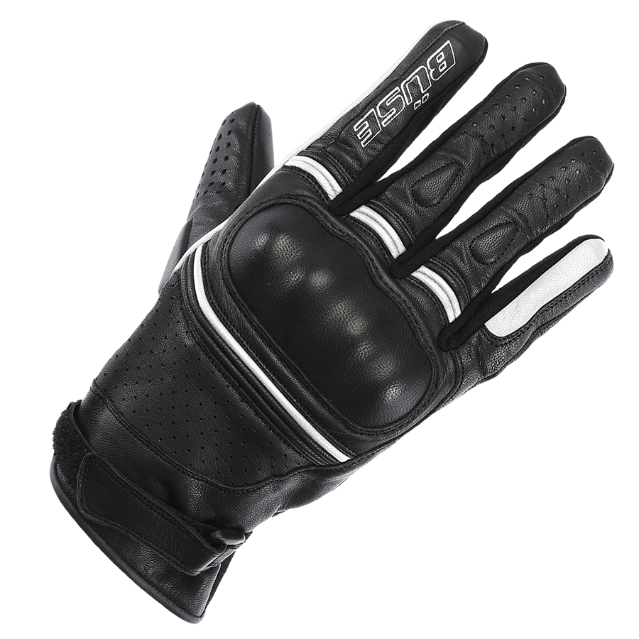 Büse MC-Gloves Principal Black /White