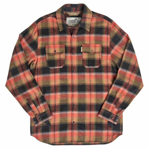 Biltwell Shirt Flannel Hi teste Rust XS 8128-125-001