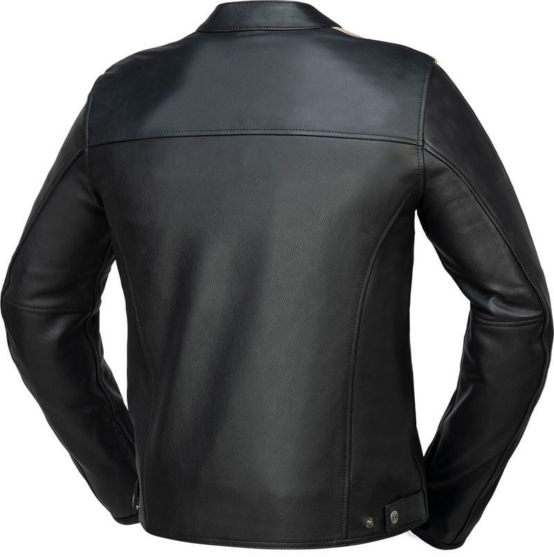 IXS MC Leather Jacket LD Classic Stripe Black