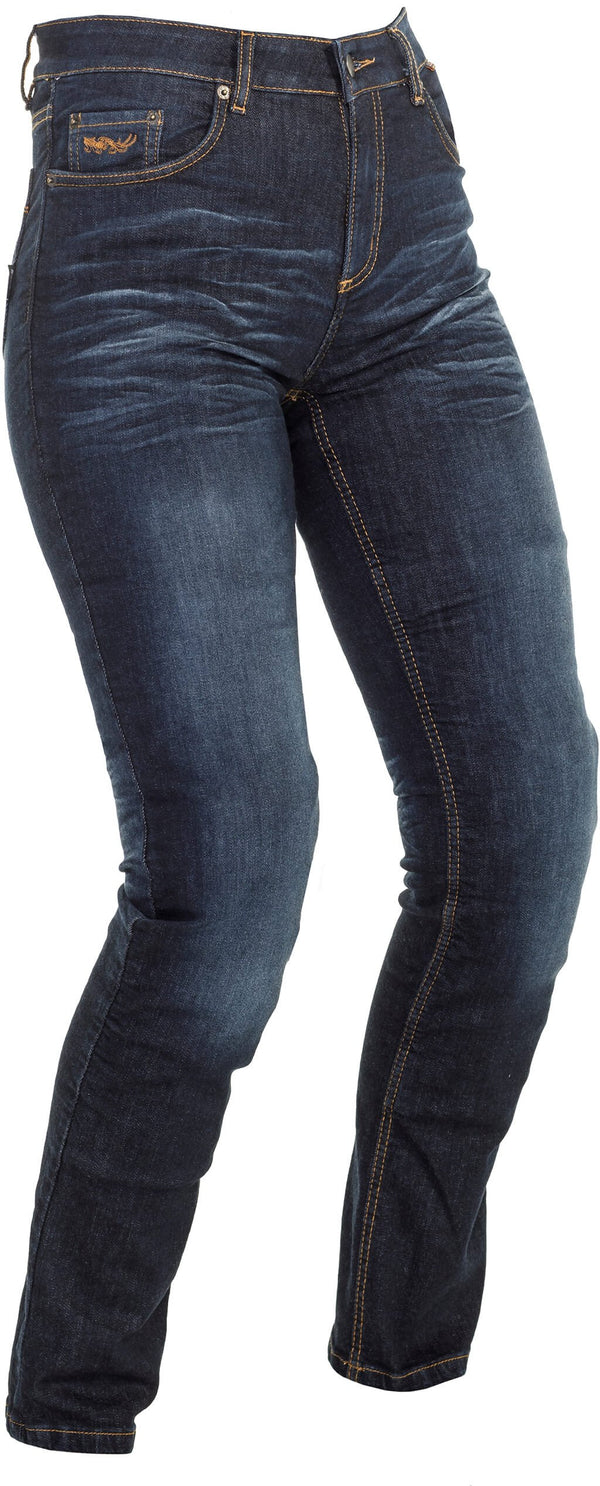 Richa Lady Kevlar Mc-Jeans Nora Marinha Slim Fit
